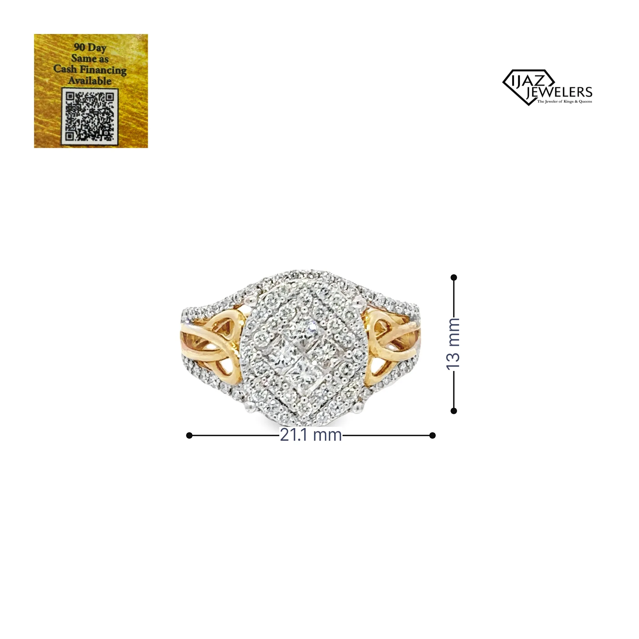 10K Gold 1.05 CTW Diamond Ladies Ring