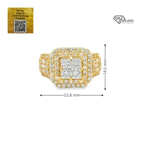 10K Gold 3.19 CTW Diamond Ring