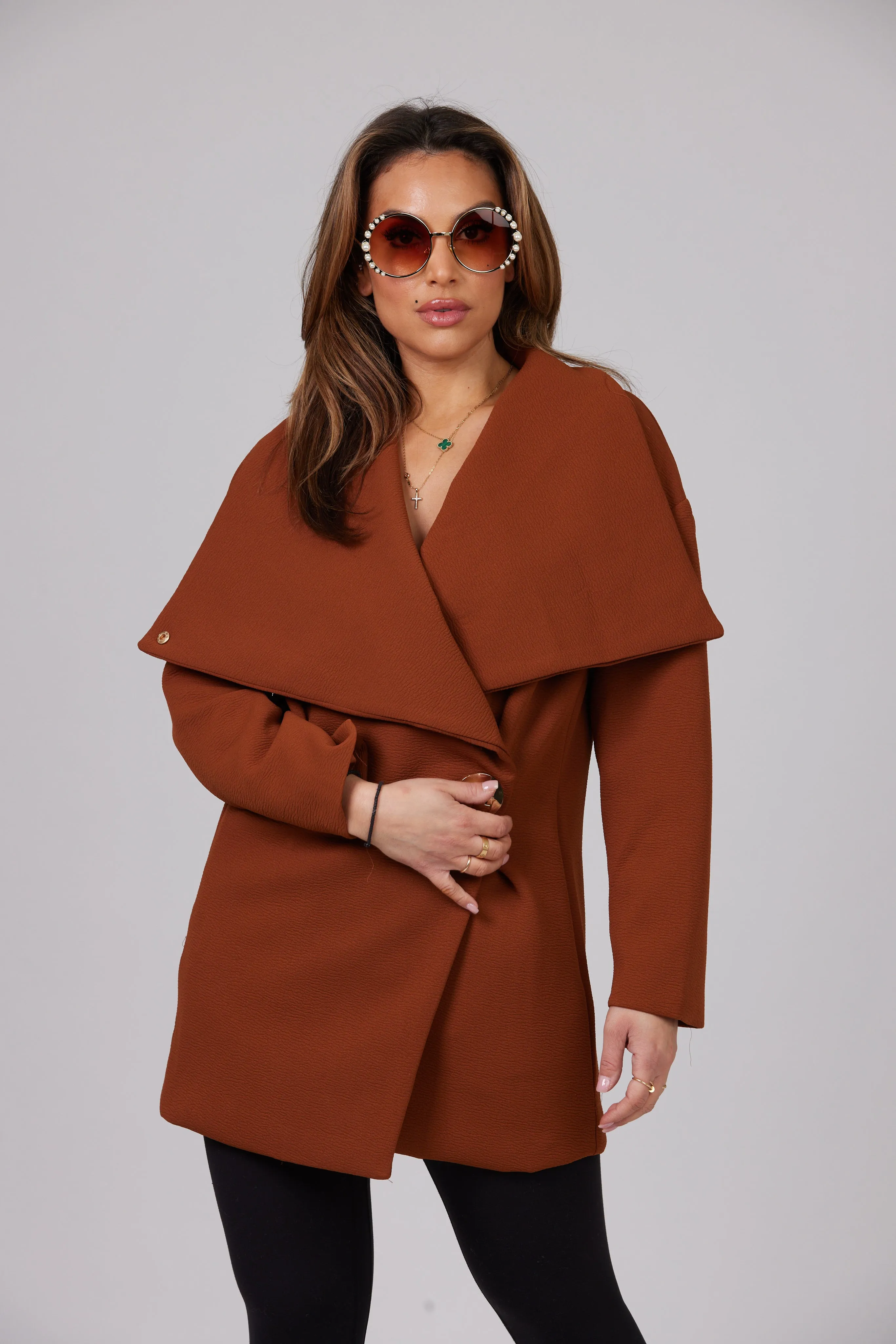 AMAYA BROWN COAT