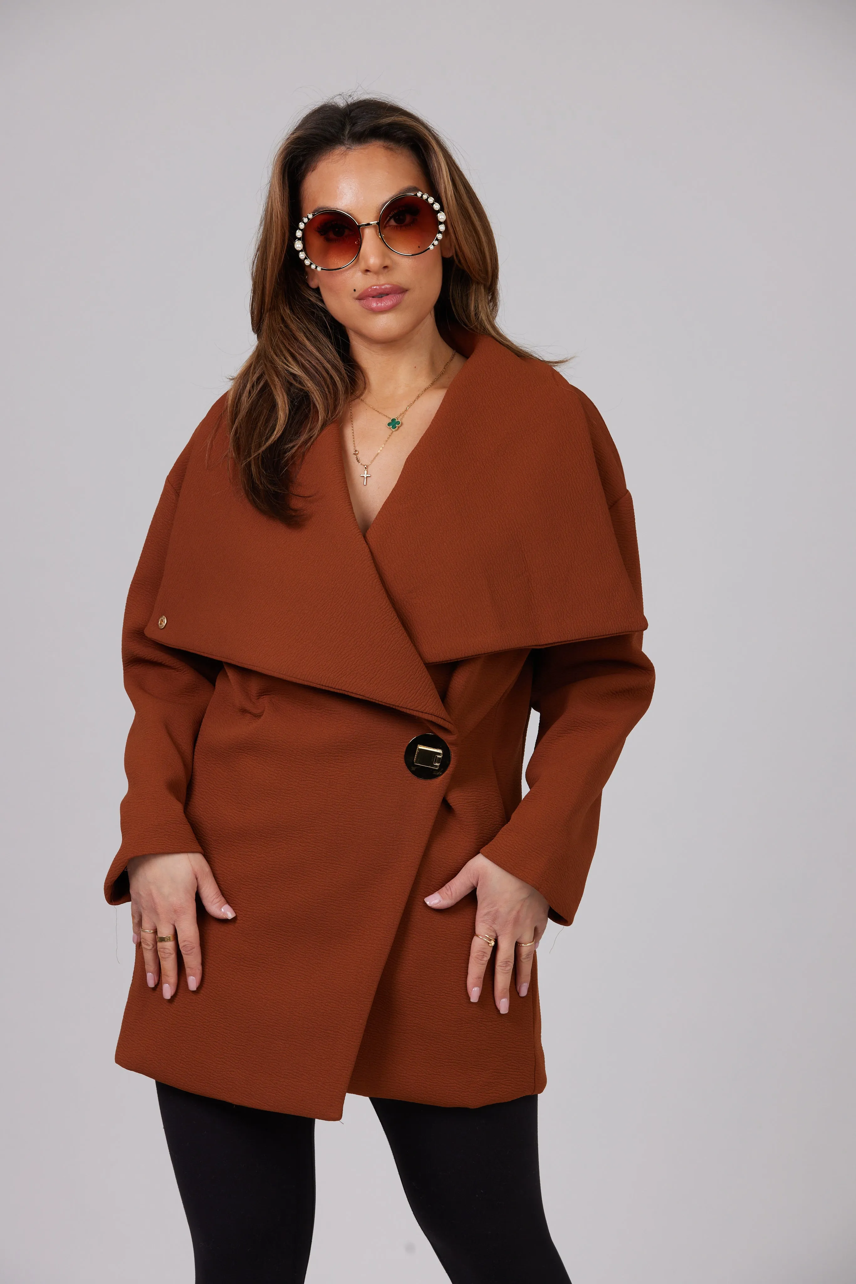 AMAYA BROWN COAT