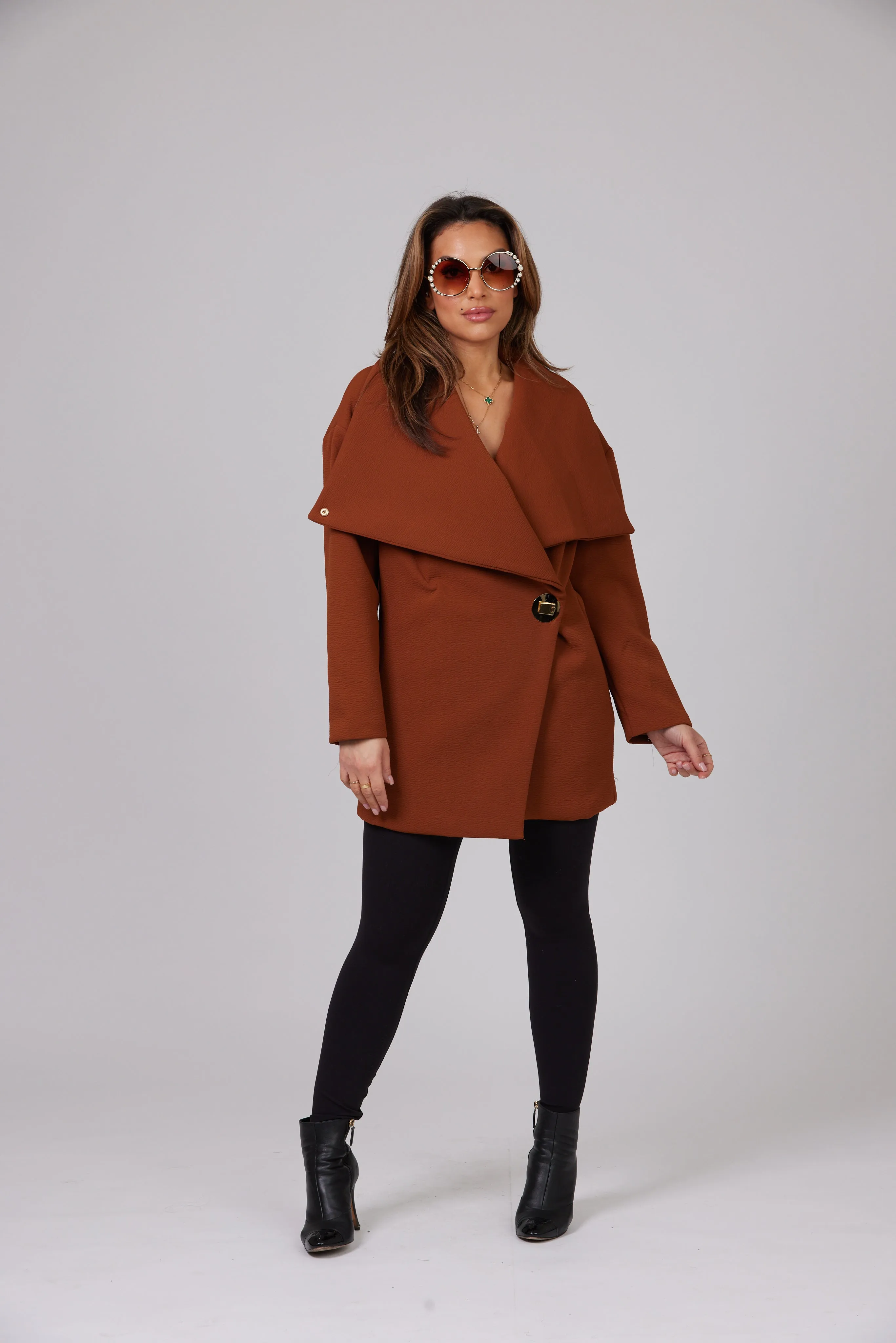 AMAYA BROWN COAT