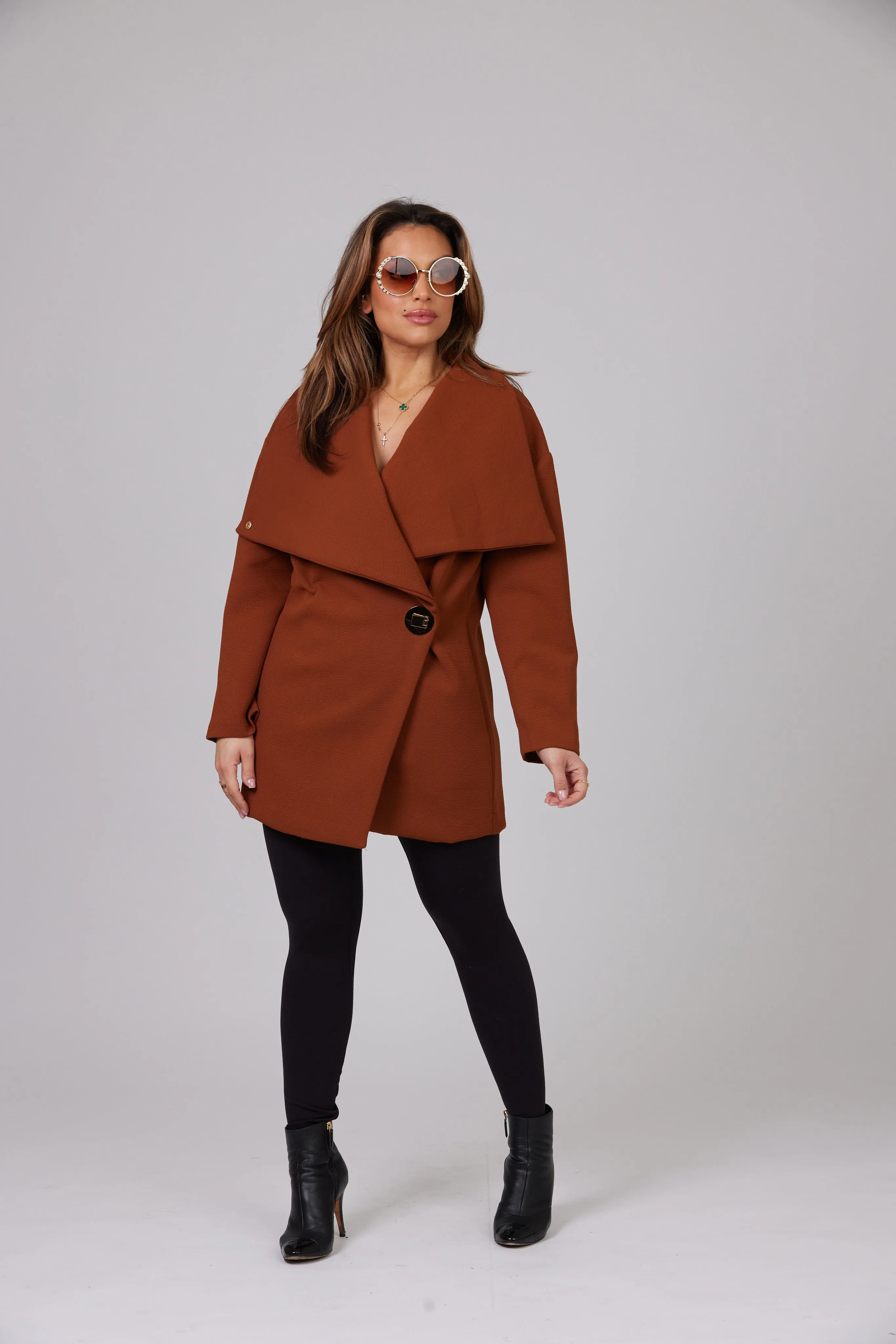 AMAYA BROWN COAT