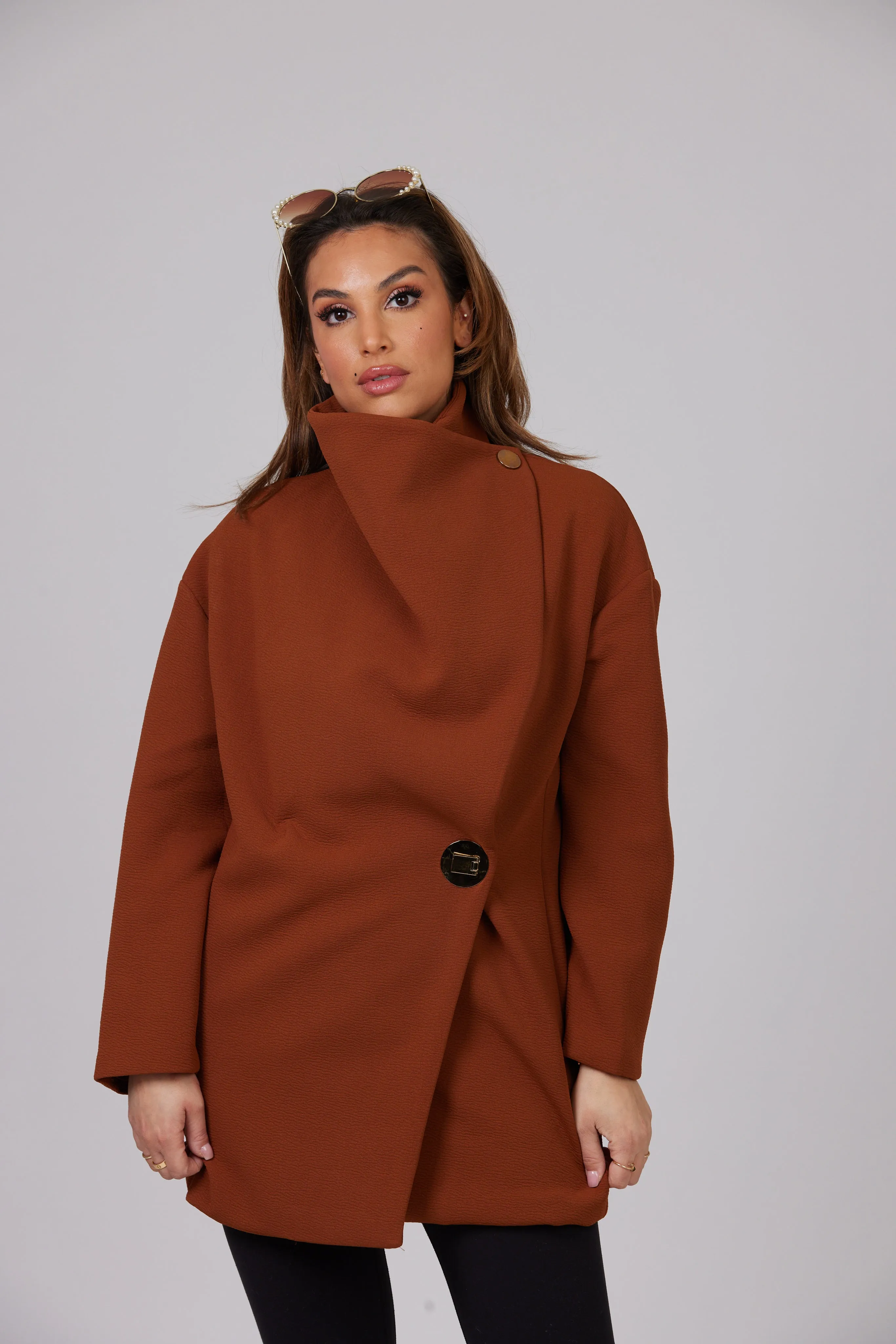 AMAYA BROWN COAT