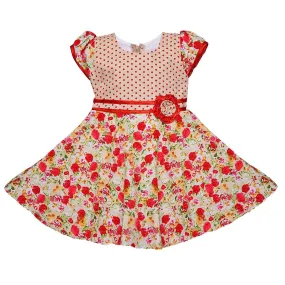 Baby Girls Cotton Frock Dress Ctn254rd