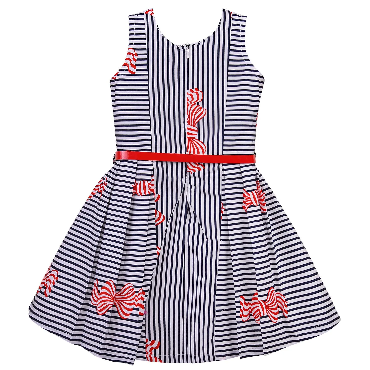 Baby Girls Cotton Frock Dress for Girls-bxa260rd