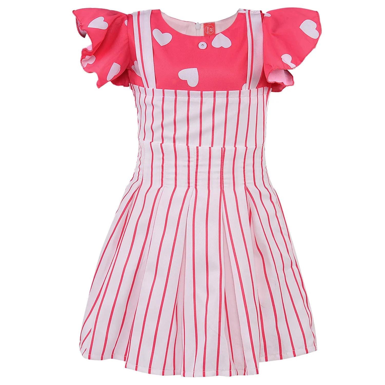 Baby Girls Dress Frock-bxa254pnk