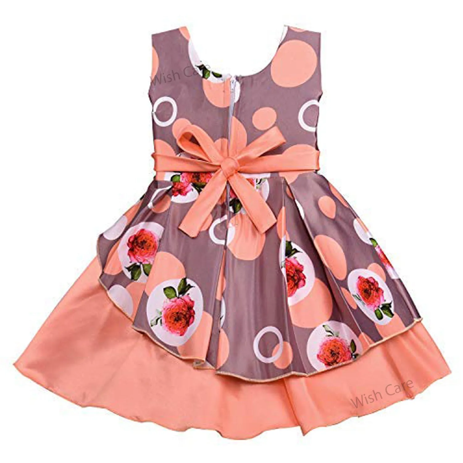 Baby Girls Frock Dress Floral Printed