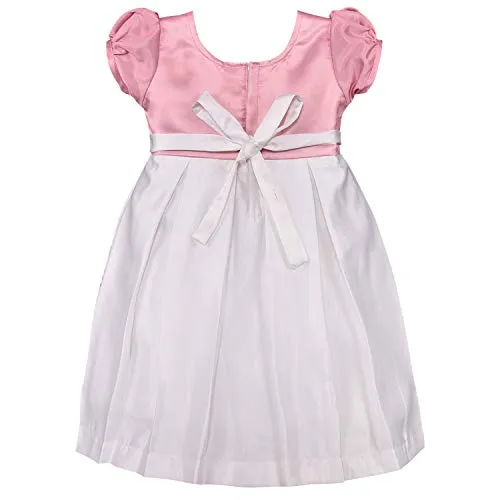 Baby Girls Frock Dress-stn728pnk