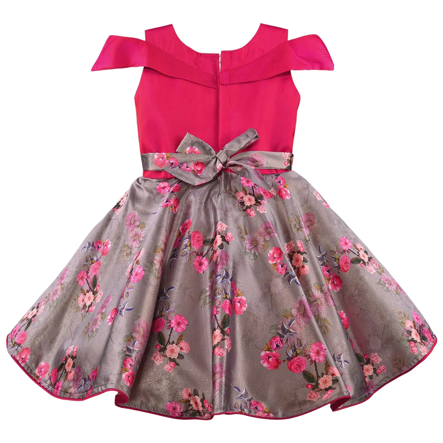 Baby Girls Party Wear Frock Birthday Dress For Girls bxa241pnk