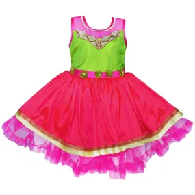 Baby Girls Party Wear Frock Birthday Dress For Girls fe2651pnk