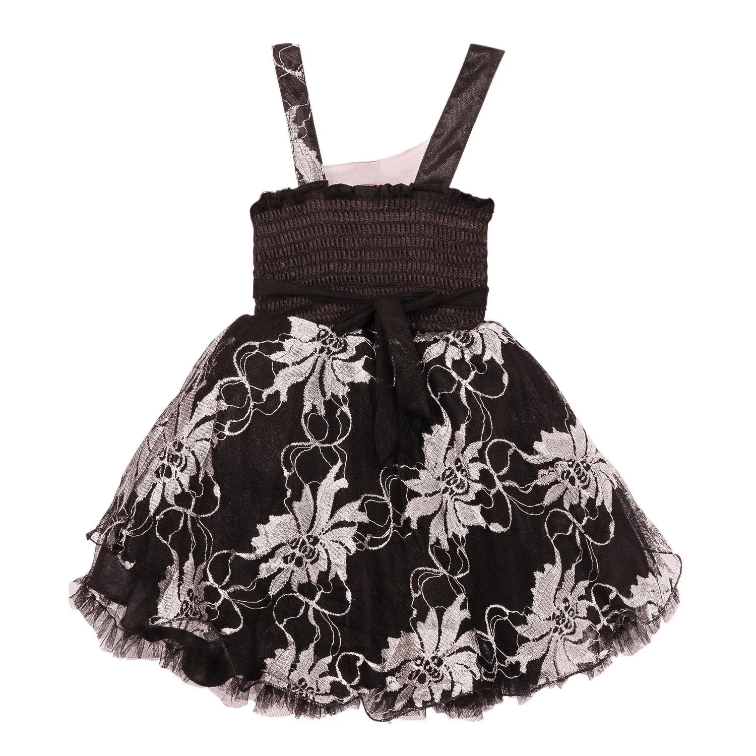 Baby Girls Party Wear Frock Dress fe1102silnw