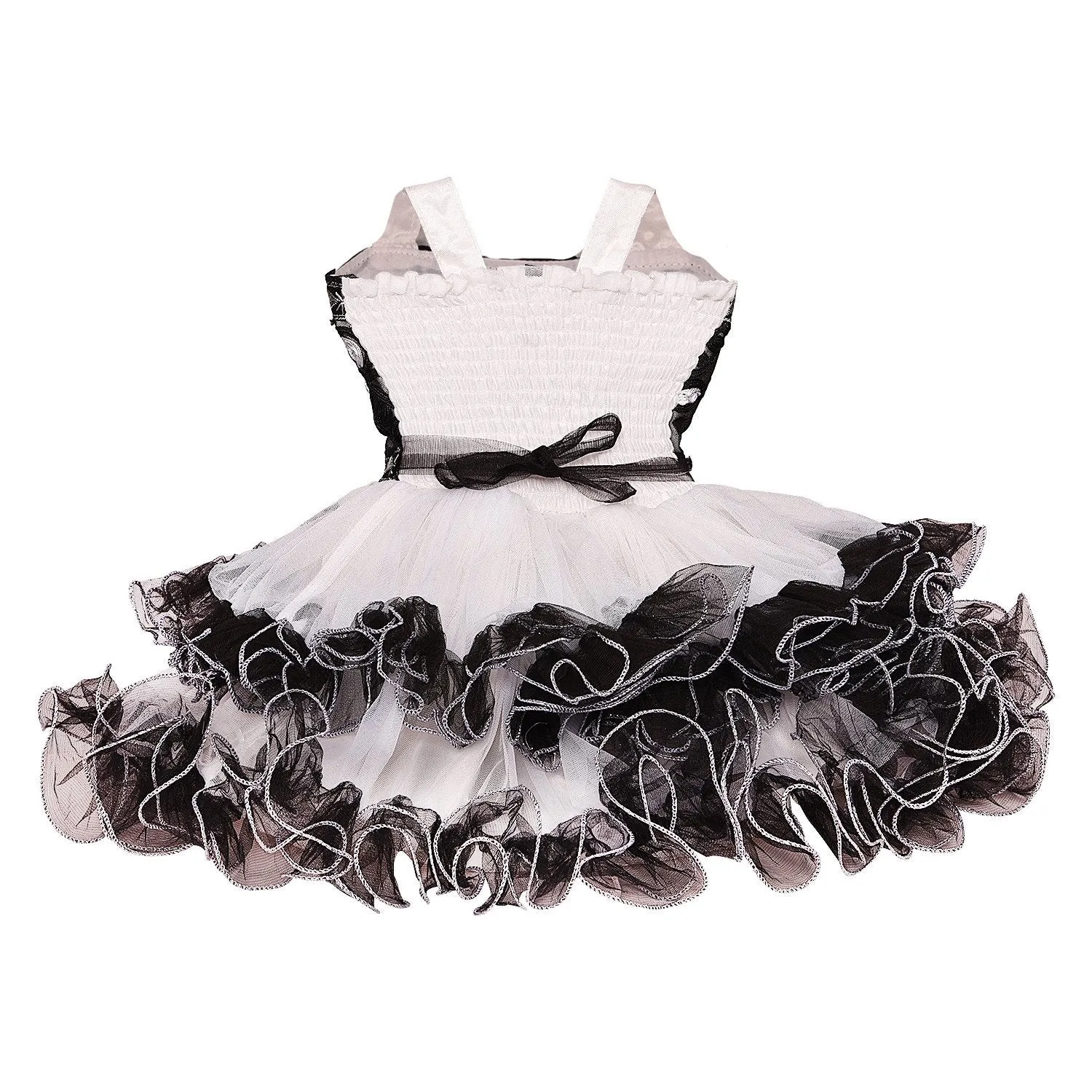 Baby Girls party wear Frock Dress fr2503blk