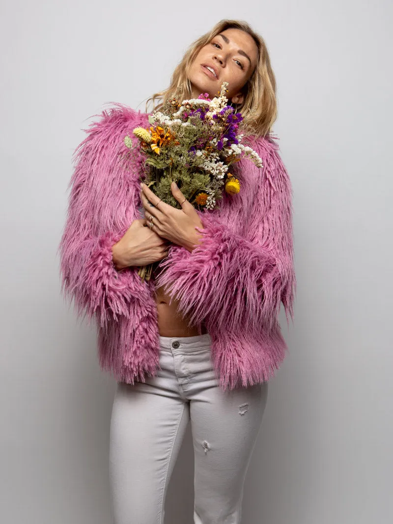 Ballerina Faux Fur Bomber