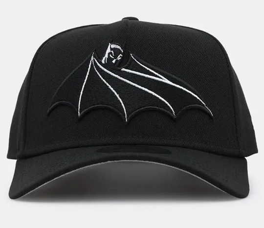 Batman Cape DC Comics New Era 9Forty A Frame Snapback Hat - Black