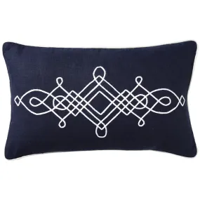 Cape Cod Navy Linen Cushion