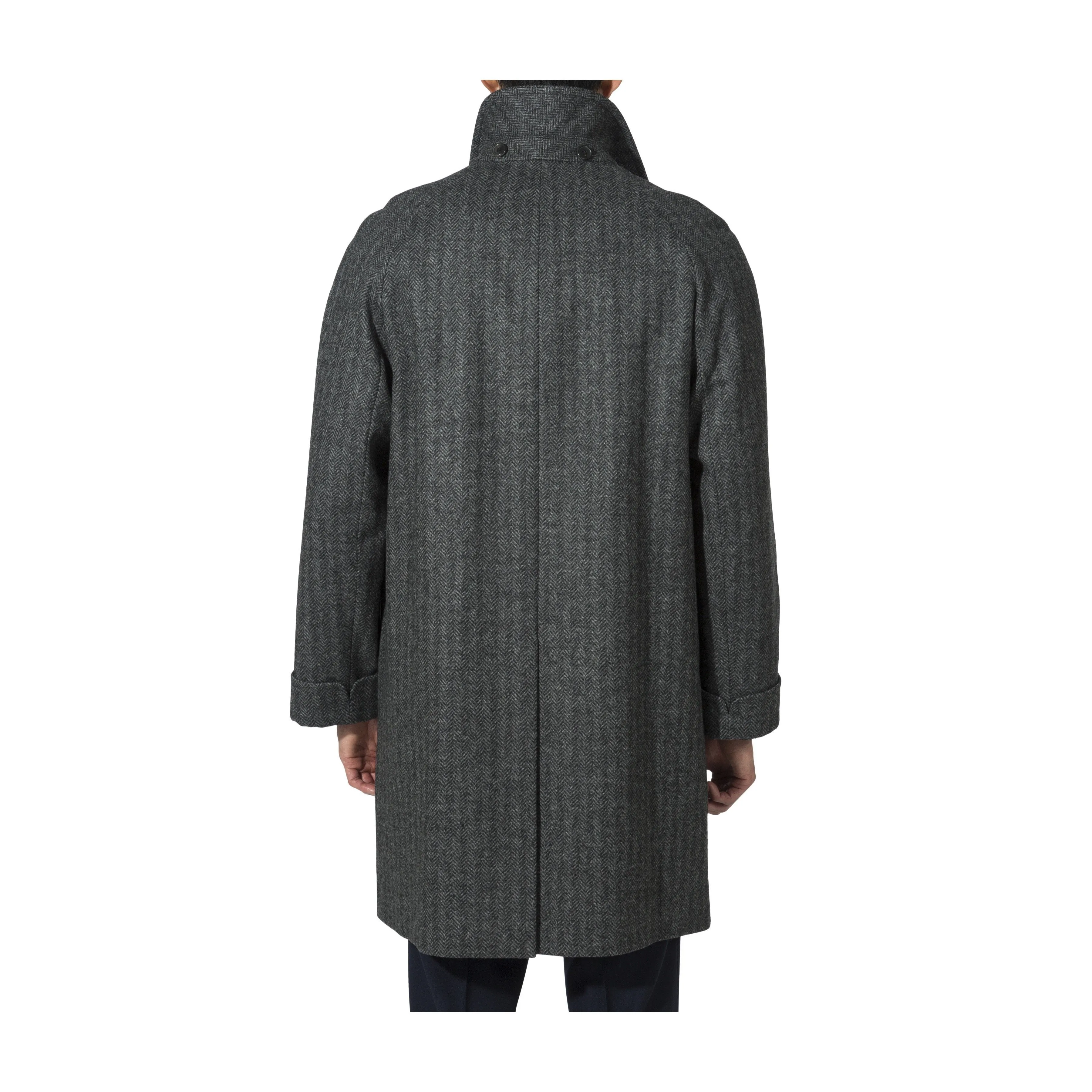 Corb Tweed Chevron Coat