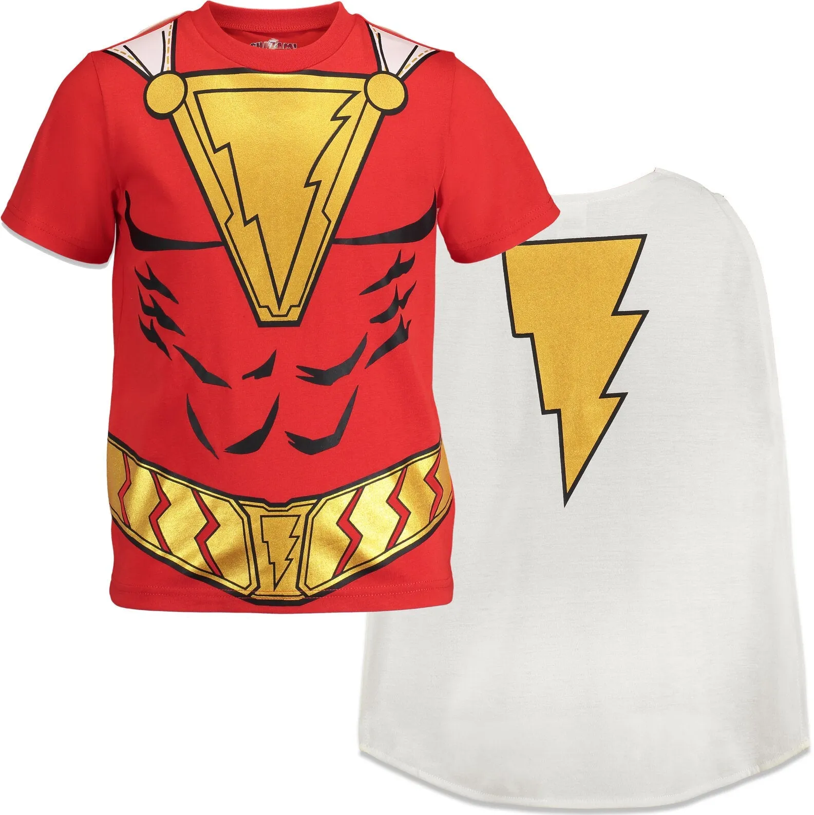 DC Comics Shazam! T-Shirt and Cape