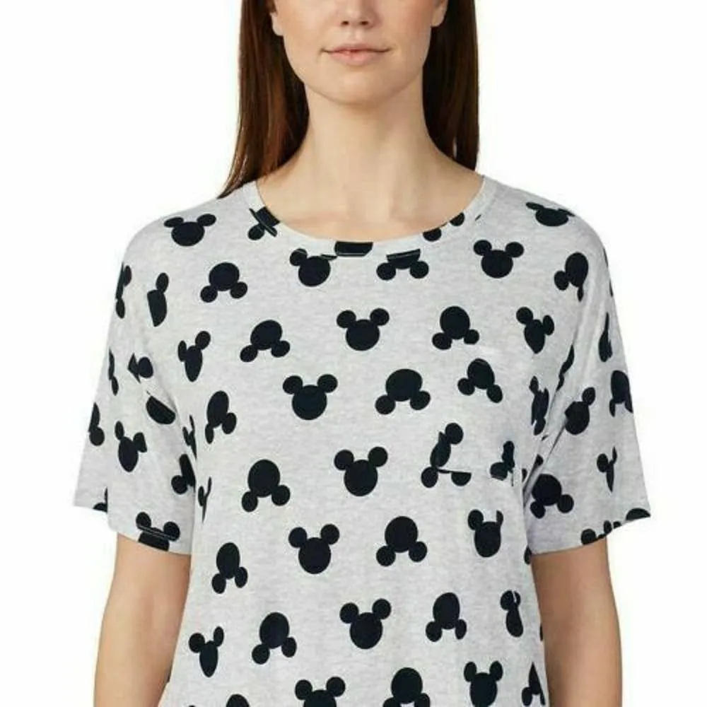 Disney Women's Short Pajama Set with Pockets