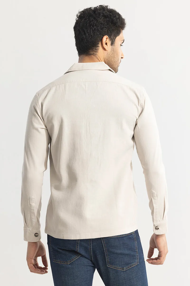 EasySnap Cream Shirt