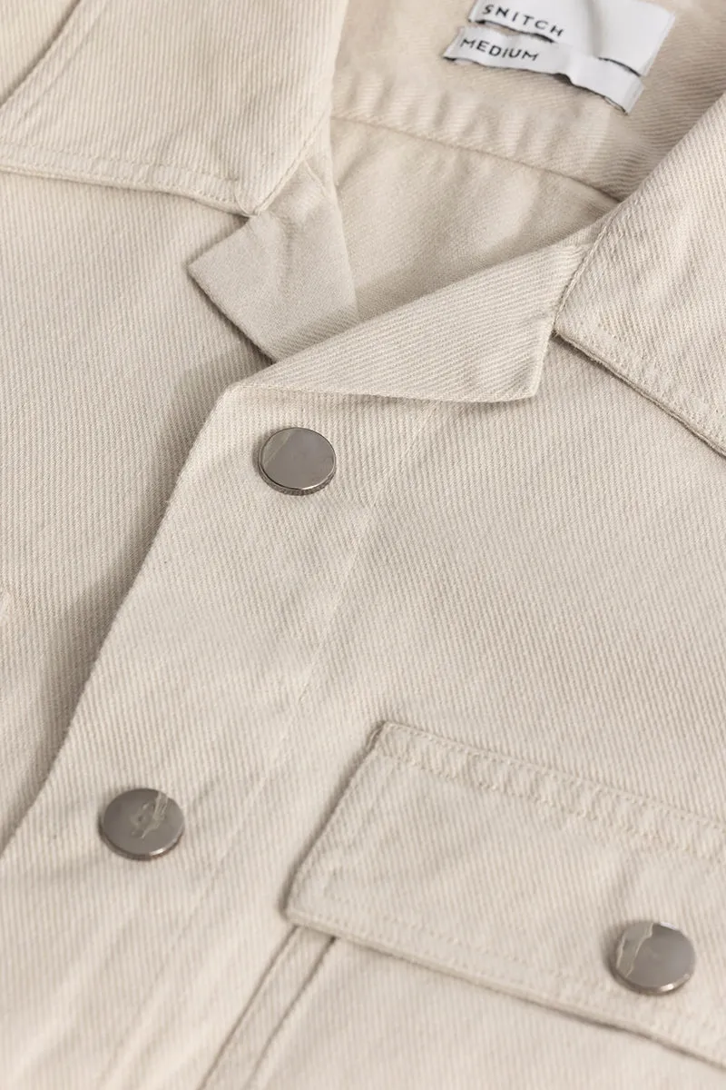 EasySnap Cream Shirt