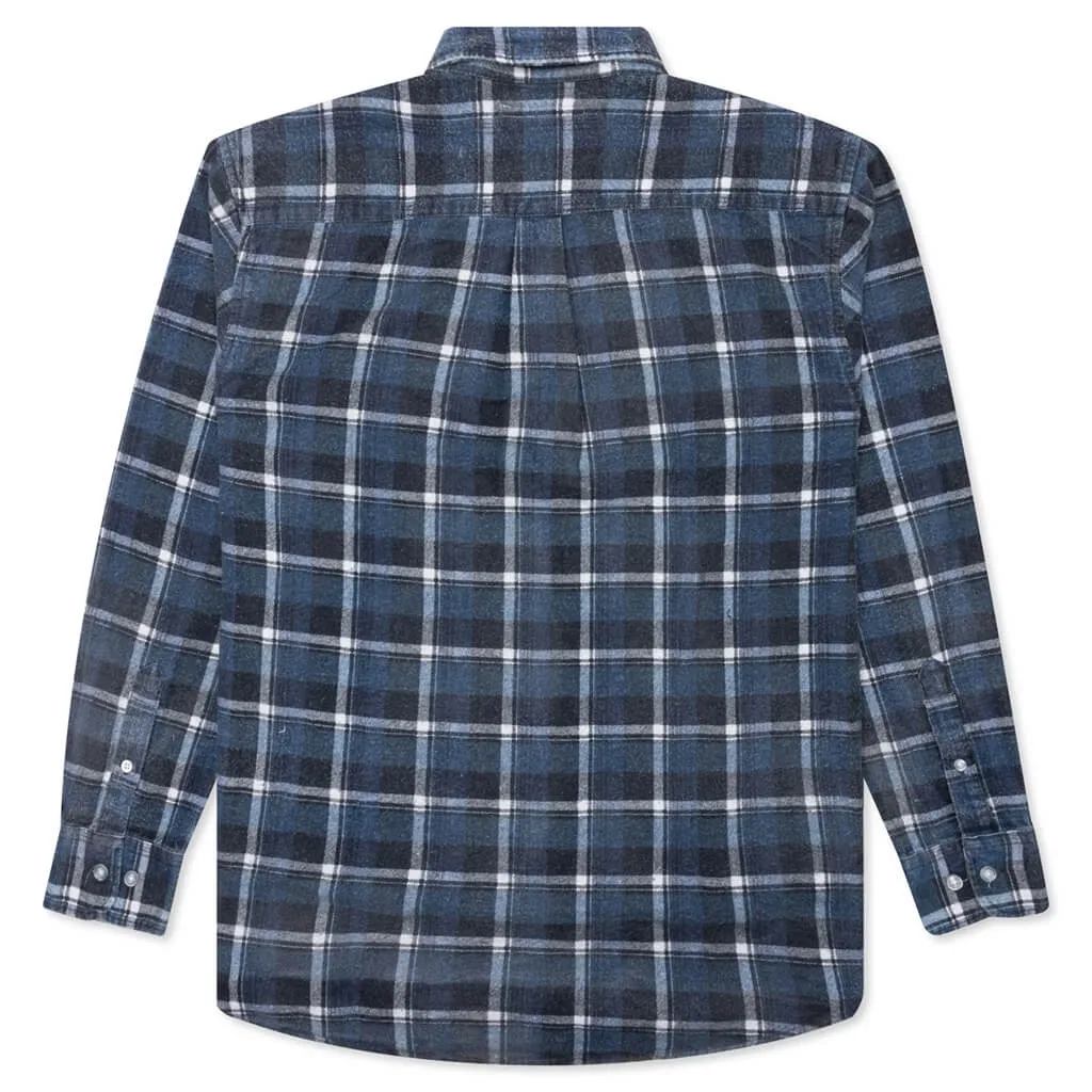 Flannel Shirt Ribbon Reflection Shirt - Assorted