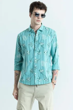 Fleur Blue Shirt