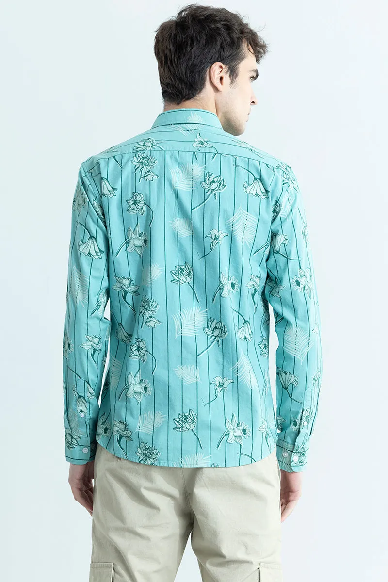 Fleur Blue Shirt