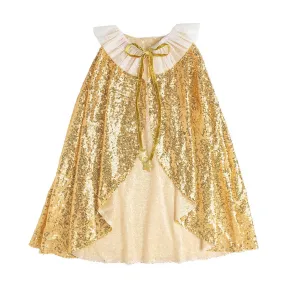 Gold Sequin Kids Cape