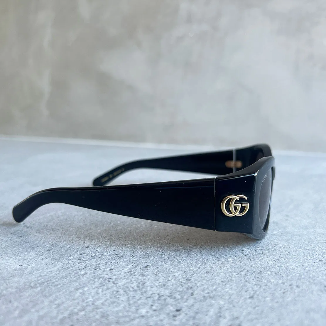 Gucci GG1401S, GGC Oval Wrap Black