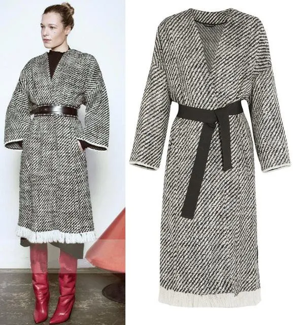 'Iban' Tweed Coat