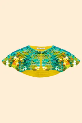 INTI SEQUIN CAPE - CITRUS