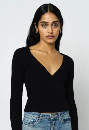 Mercer Thermal Wrap Top / Black