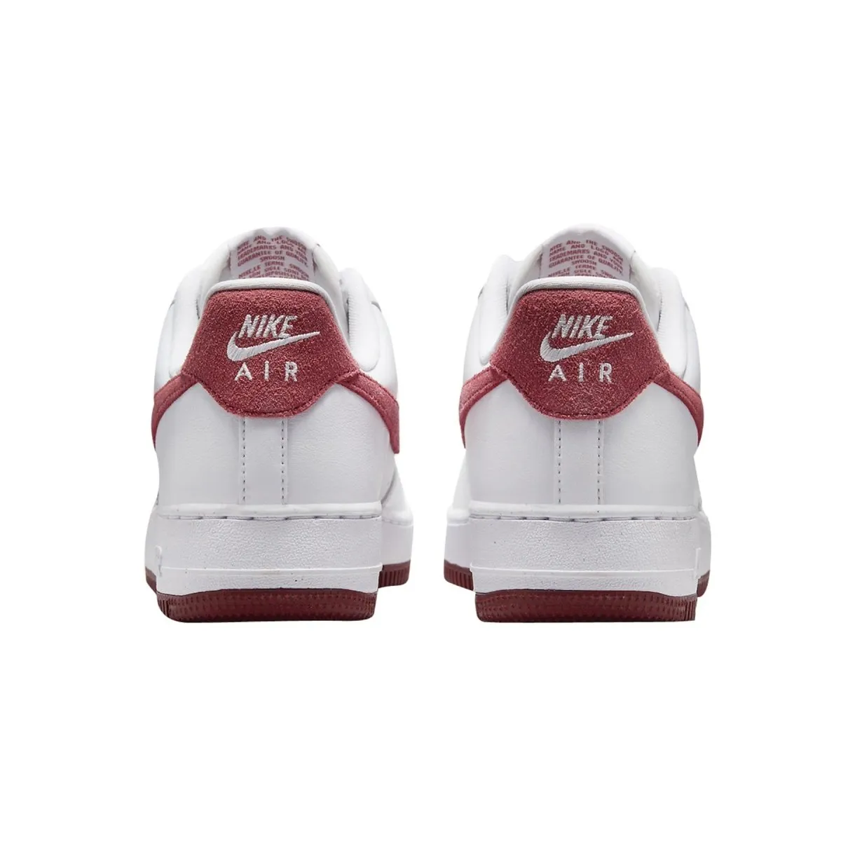 Nike Women's Air Force 1 White Adobe/Team Red/Dragon Red