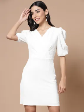 Odour Free V Neck Wrap Dress For Women