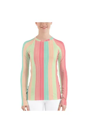 Pastel Princess Women's Rash Guard