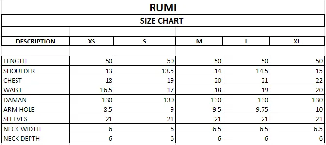 RUMI (Frock & Dupatta)