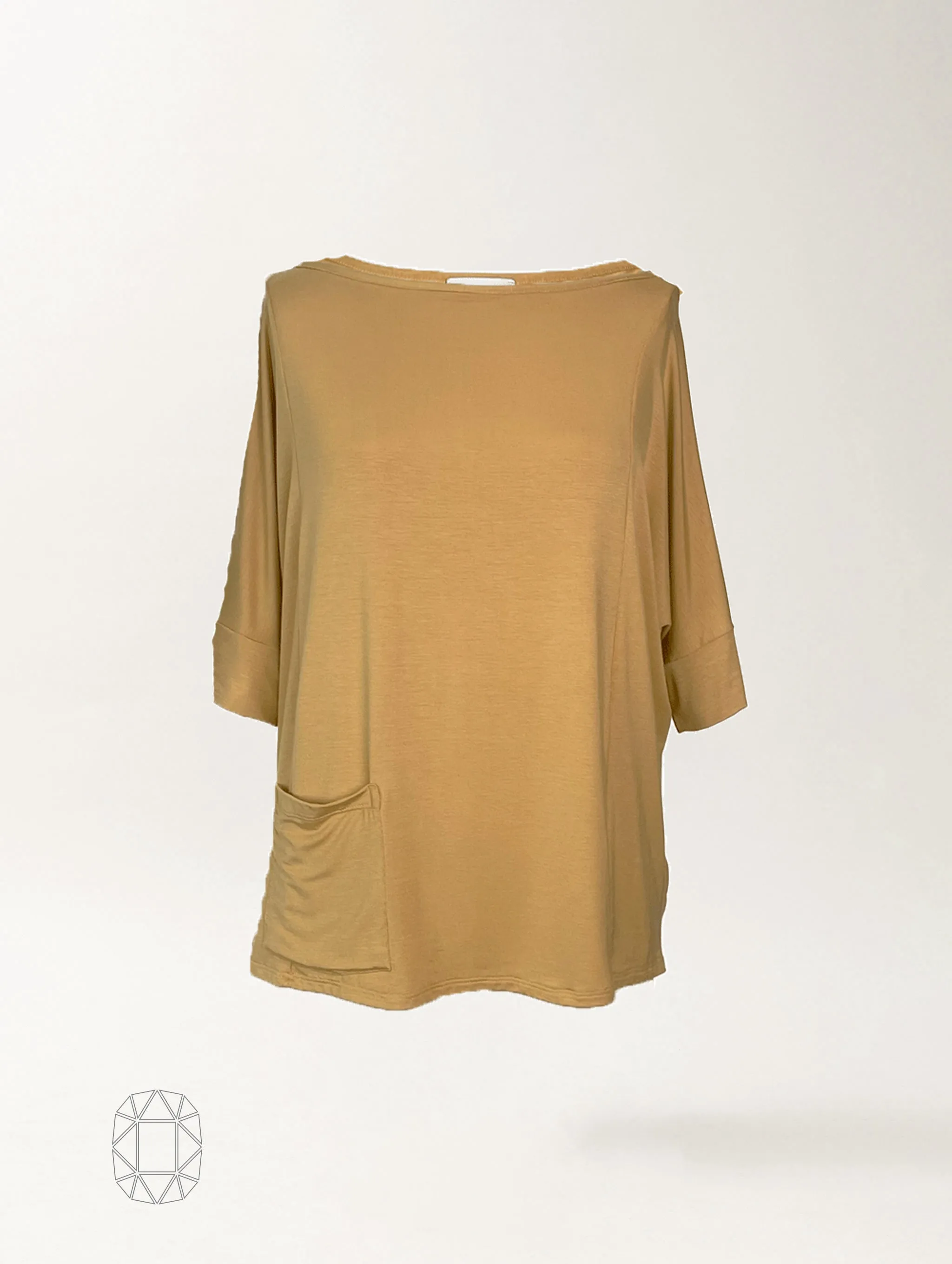 Sami Top - Goldenrod Rayon Jersey