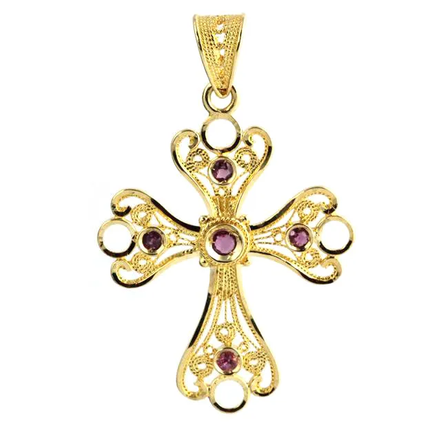 Truth Of Komnene Gold Orthodox Cross