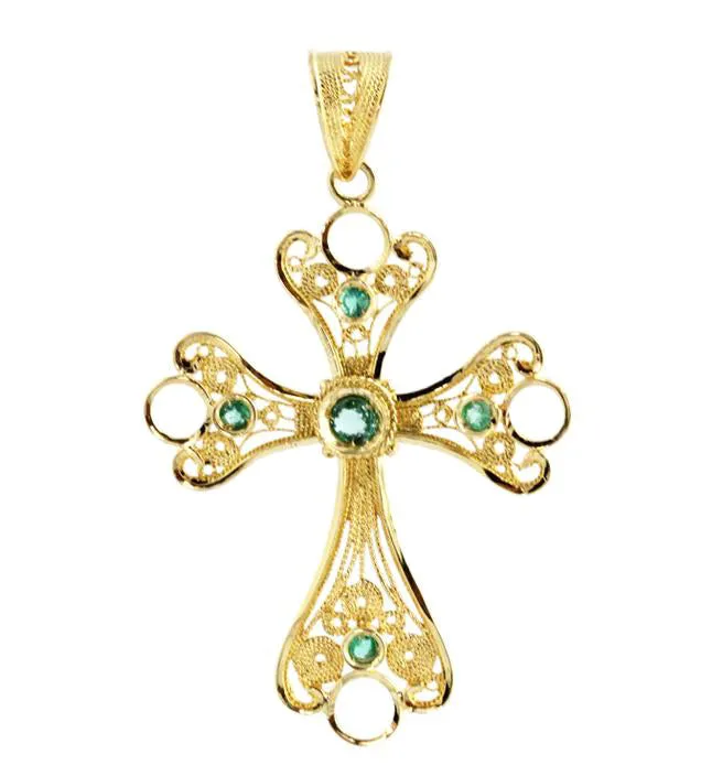 Truth Of Komnene Gold Orthodox Cross